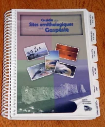 Couverture de la publication : Guide des sites ornithologiques de la Gaspésie