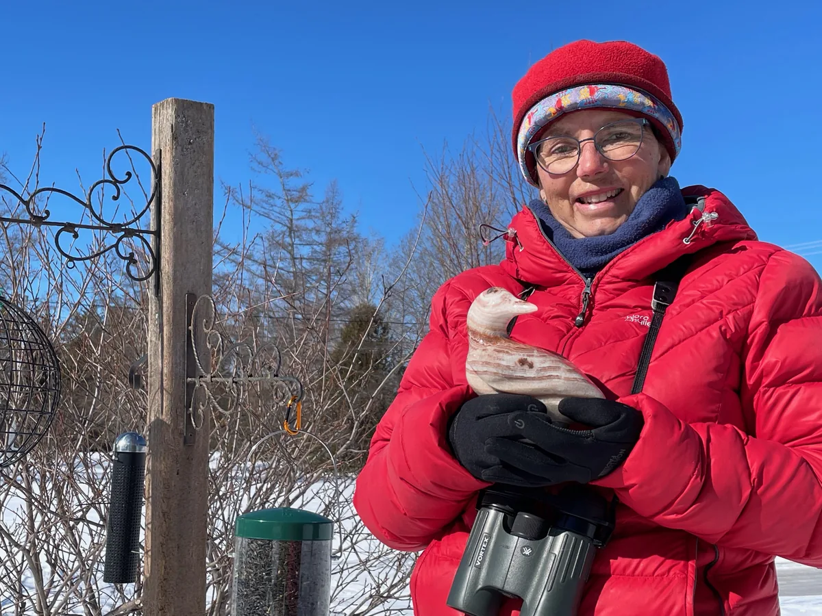 Anne St-Jean, personne gagnante du trophée de l'avicourse 2021-2022